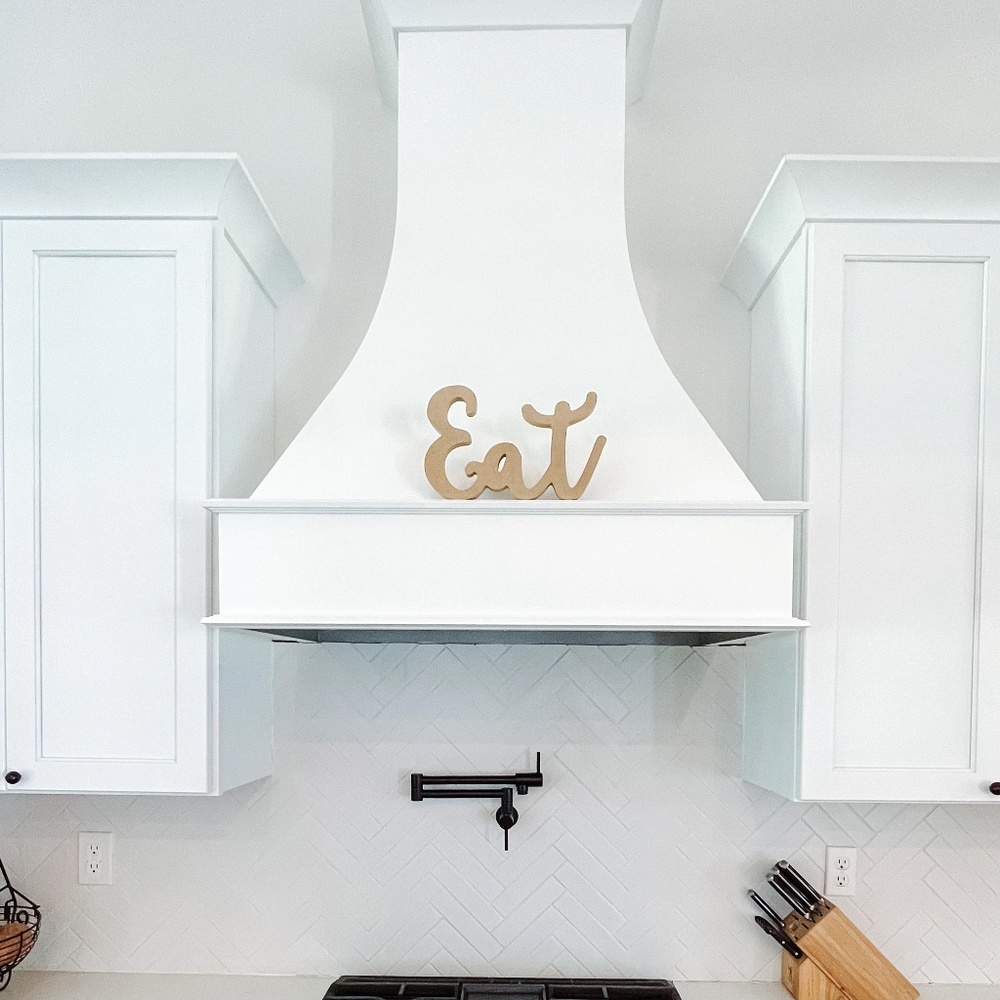 Small Wood Word Cutout - Eat